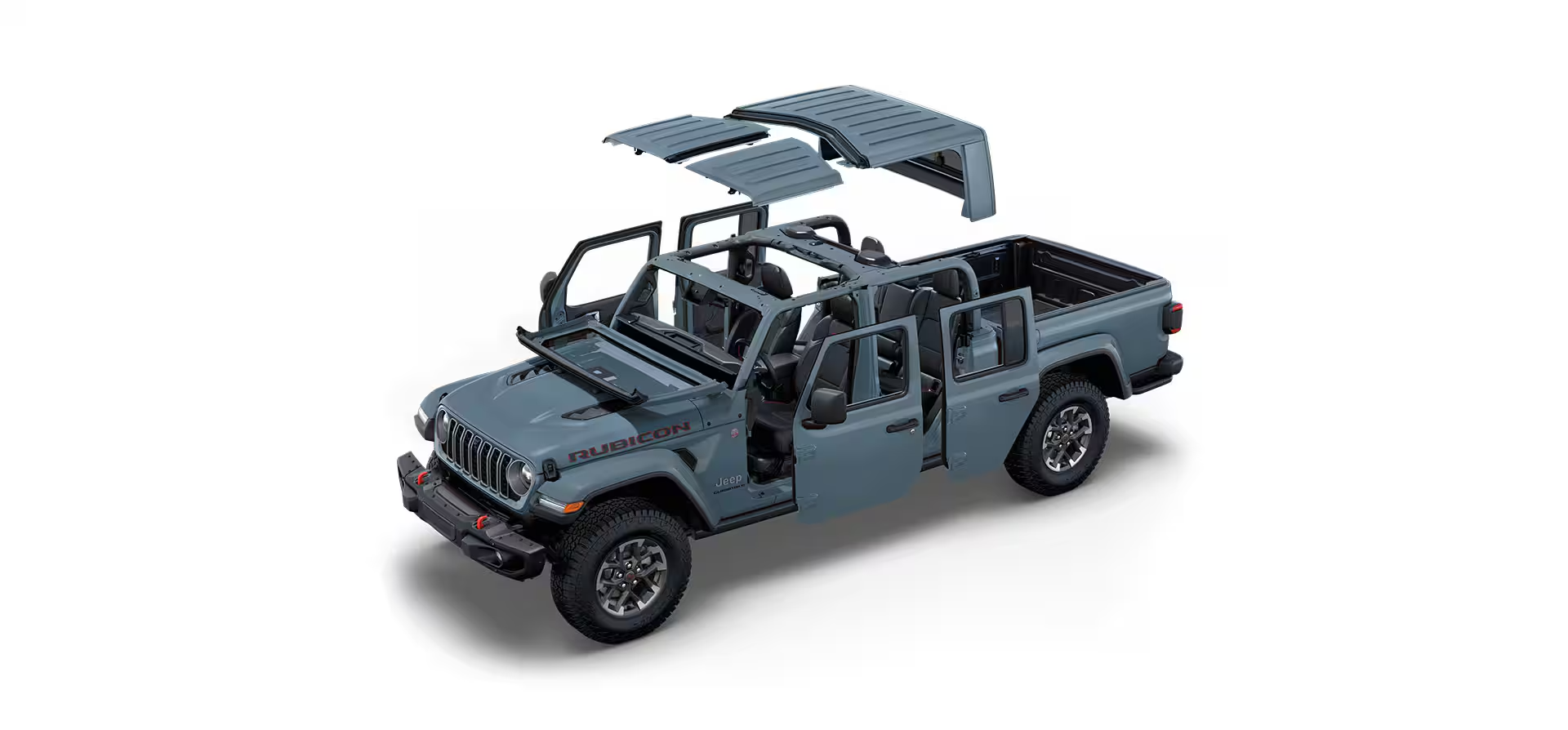 Jeep Gladiator with Doors Off