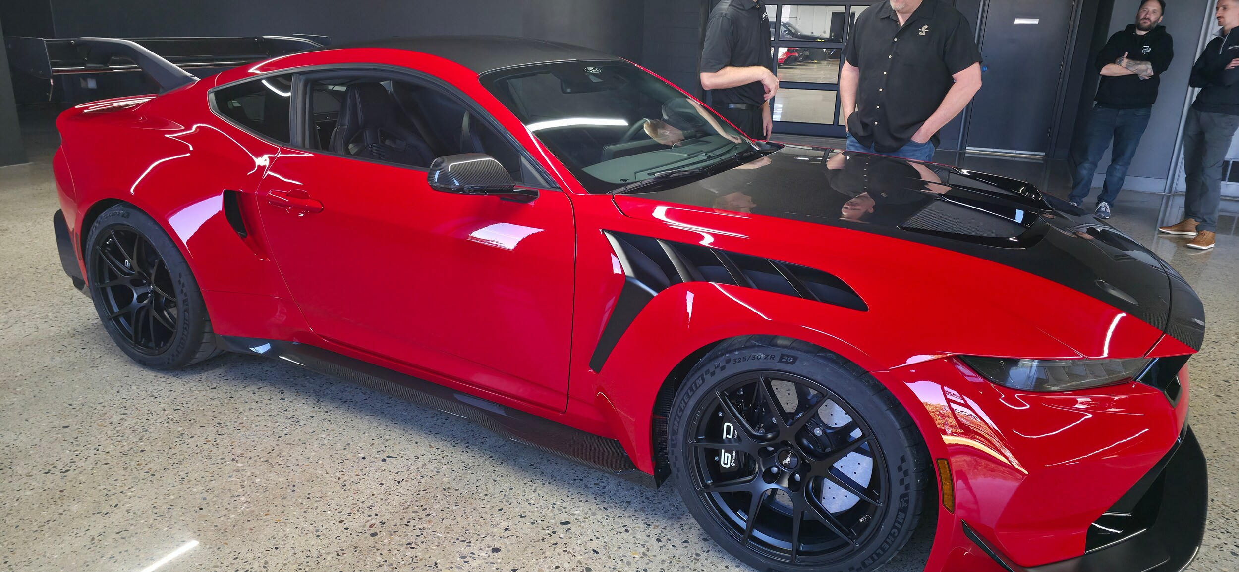 Ford Mustang GTD Carbon Series with exposed carbon fiber