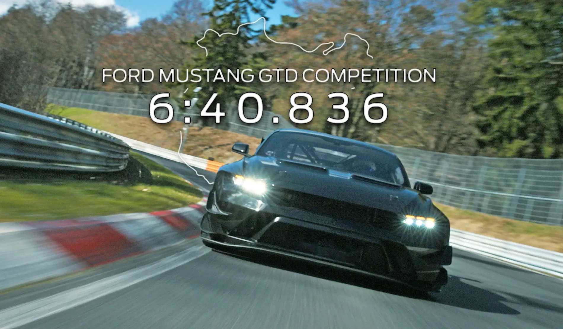 Ford Mustang GTD Competition Nürburgring record lap