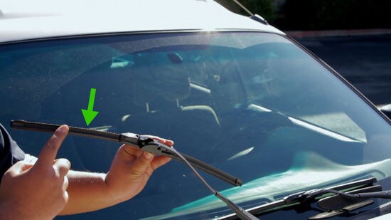 Installing a replacement windshield wiper blade
