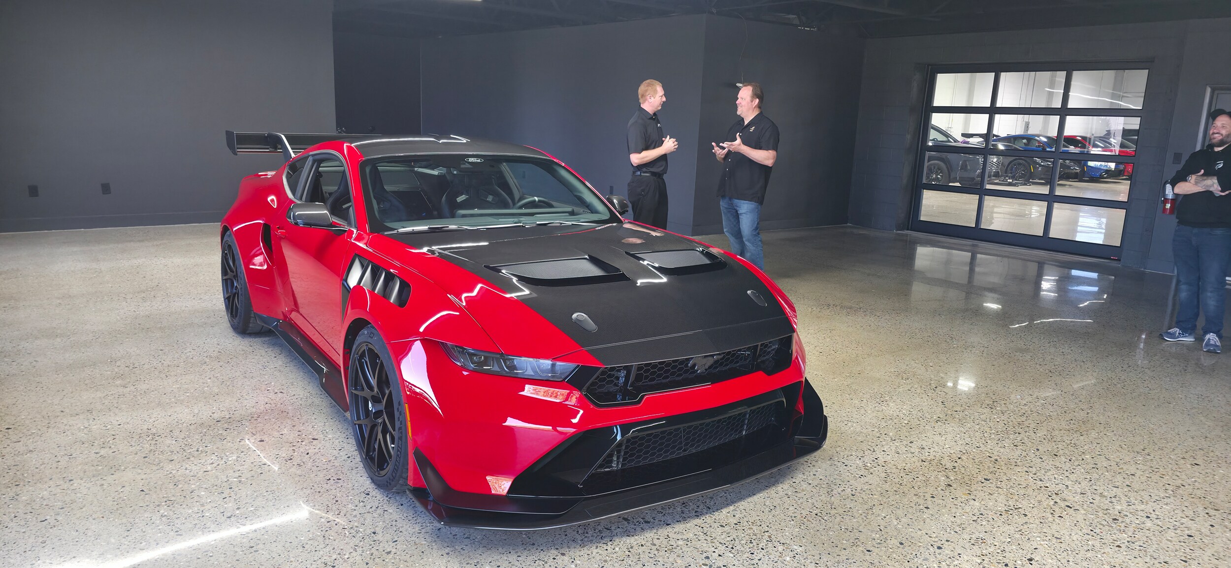 2026 Ford Mustang GTD Race Red exterior