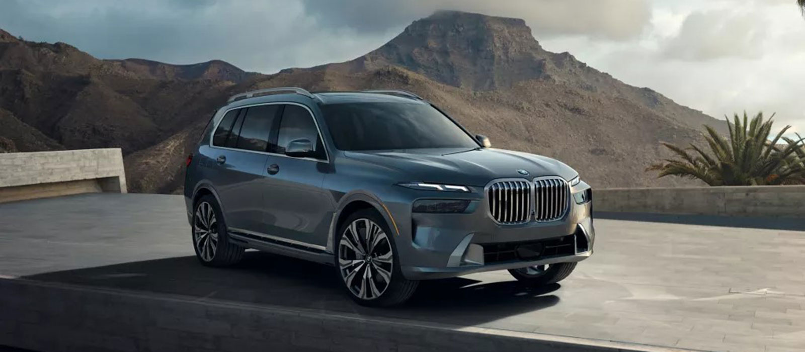 2026 BMW X7 Trim Comparison 2026 BMW X7 parked on a platform