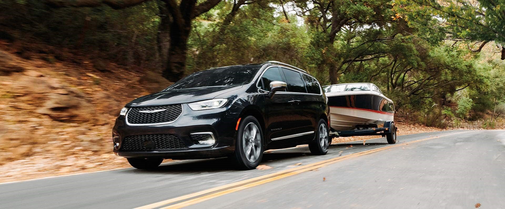2026 Chrysler Pacifica Trim Comparison 2026 Chrysler Pacifica towing a boat