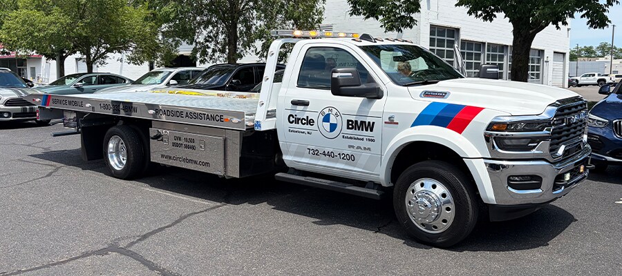 Tow Truck At Dealership