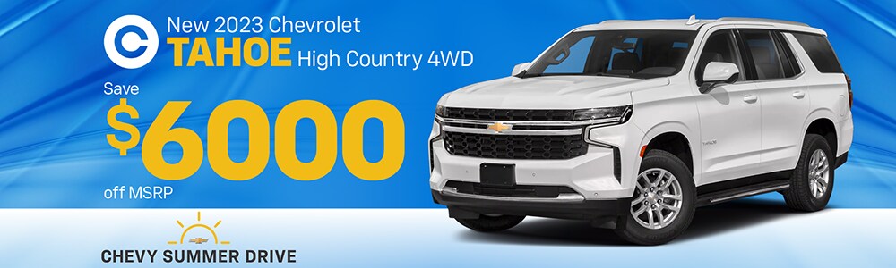 Chevy NJ Dealer Tahoe Special Offer