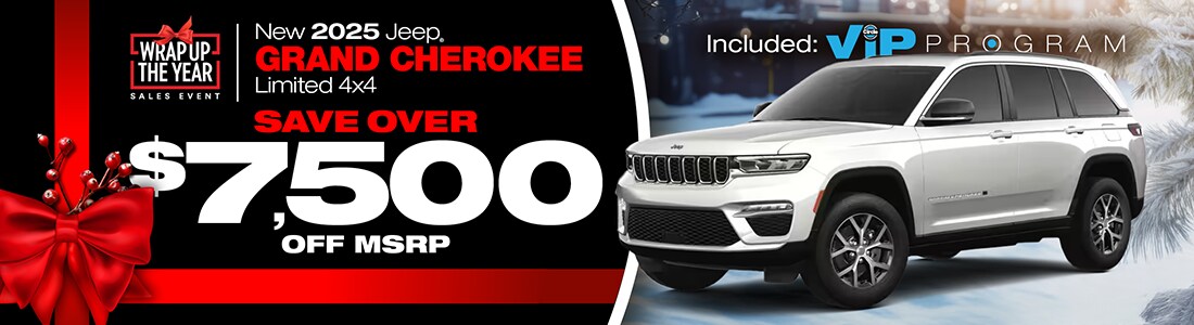 Jeep NJ Dealer Grand Cherokee Special Offer