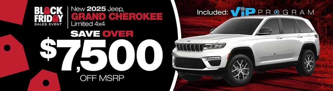 Jeep NJ Dealer Grand Cherokee Special Offer
