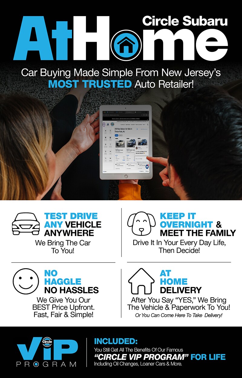 Shop at Home with Circle Subaru Tinton Falls NJ