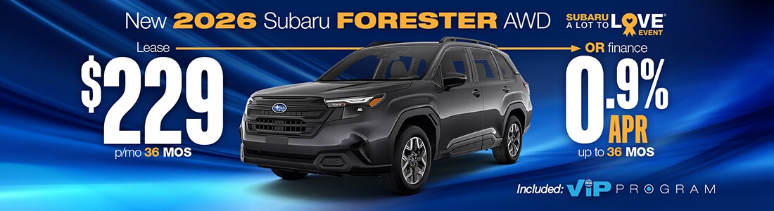 NJ Subaru Dealer Forester Special Offer