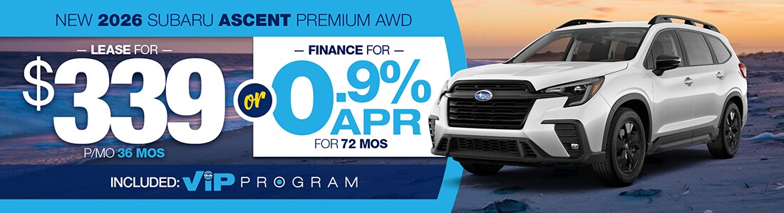 NJ Subaru Dealer Ascent Special Offer