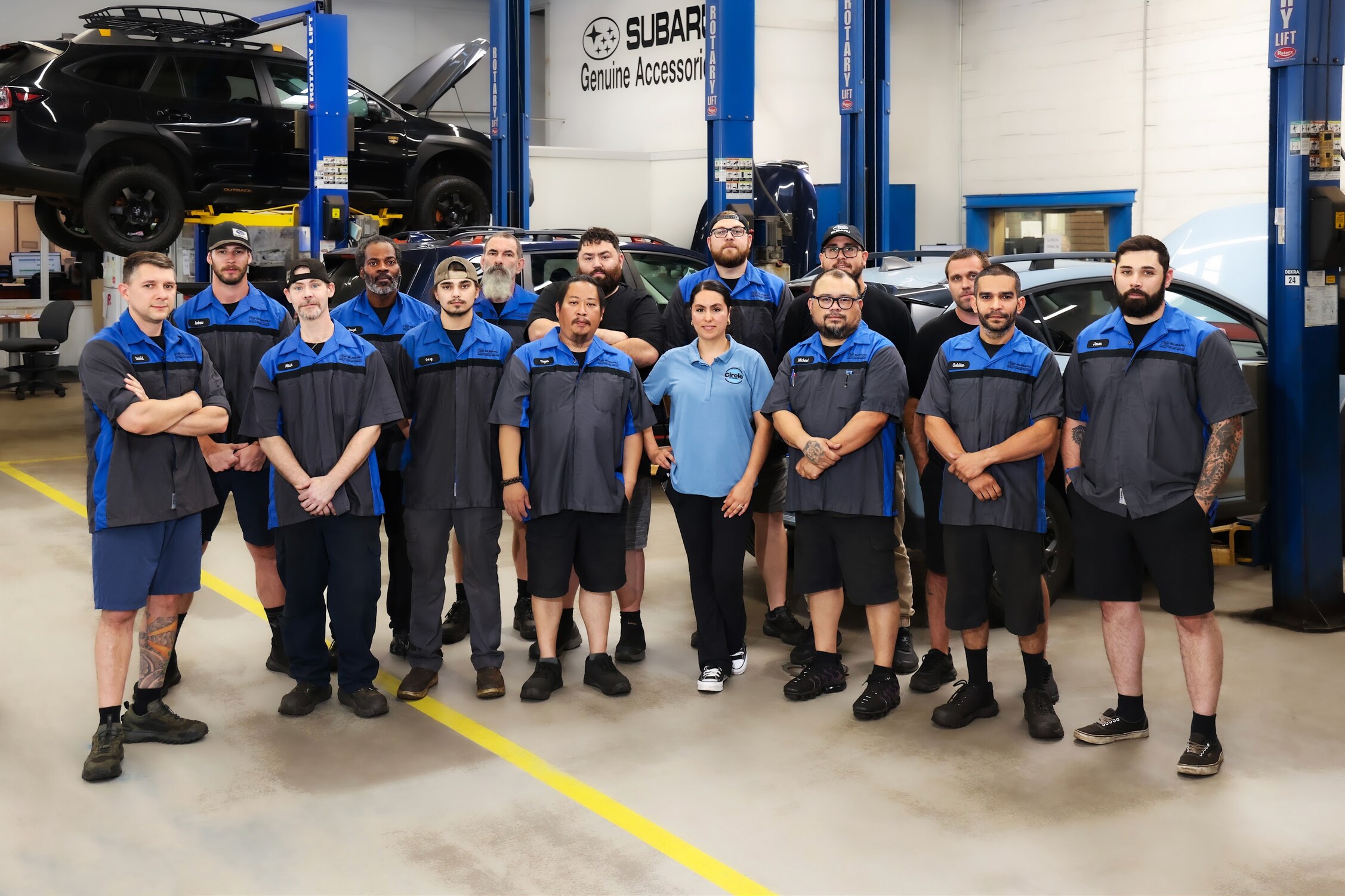 Circle Subaru Service Team