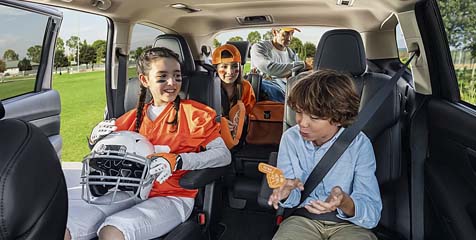 a versatile 3-row family suv for adventure