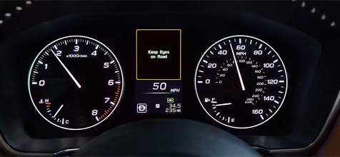 subaru driverfocus distraction mitigation system