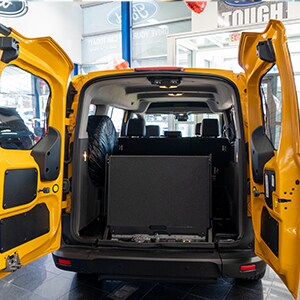2020 Ford Transit Connect Yellow Cab