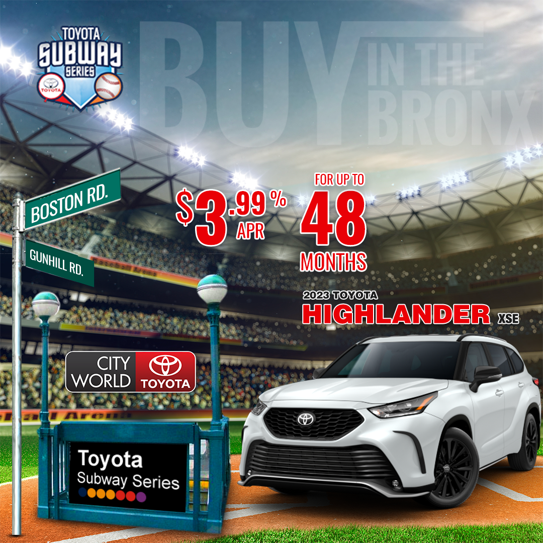 HIGHALNDER XSE City World Toyota SUBWAY BASEBALL Series 1080X1080.png