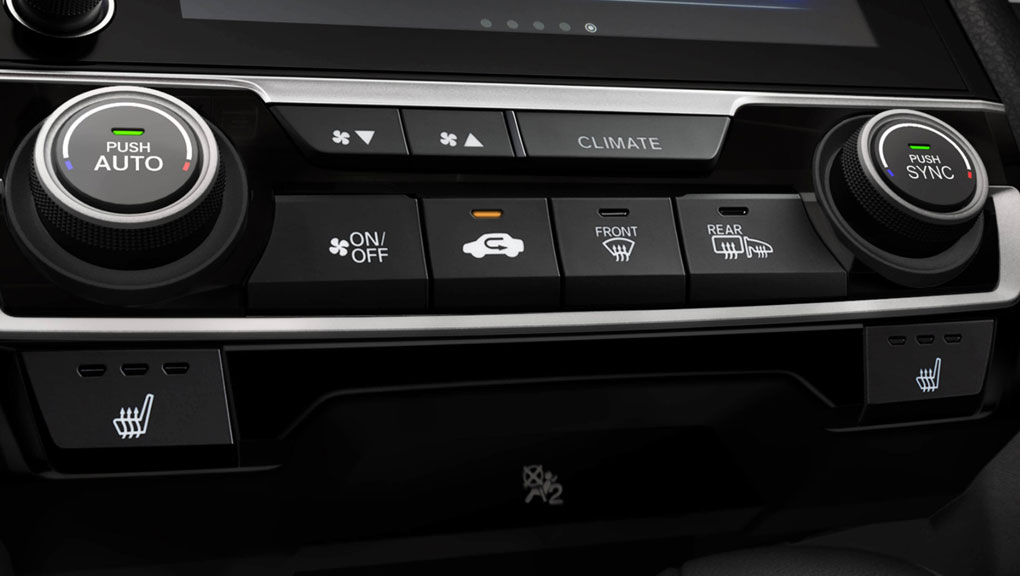 Civic Sedan Interior - Climate control