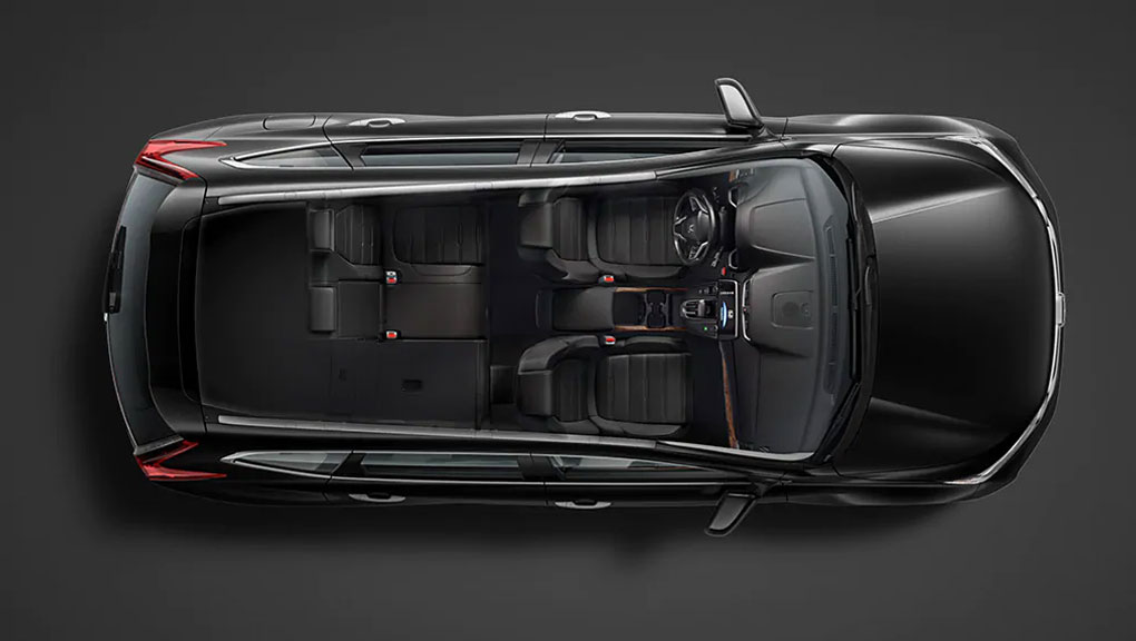 CR-V Interior - Fold-down rear seats