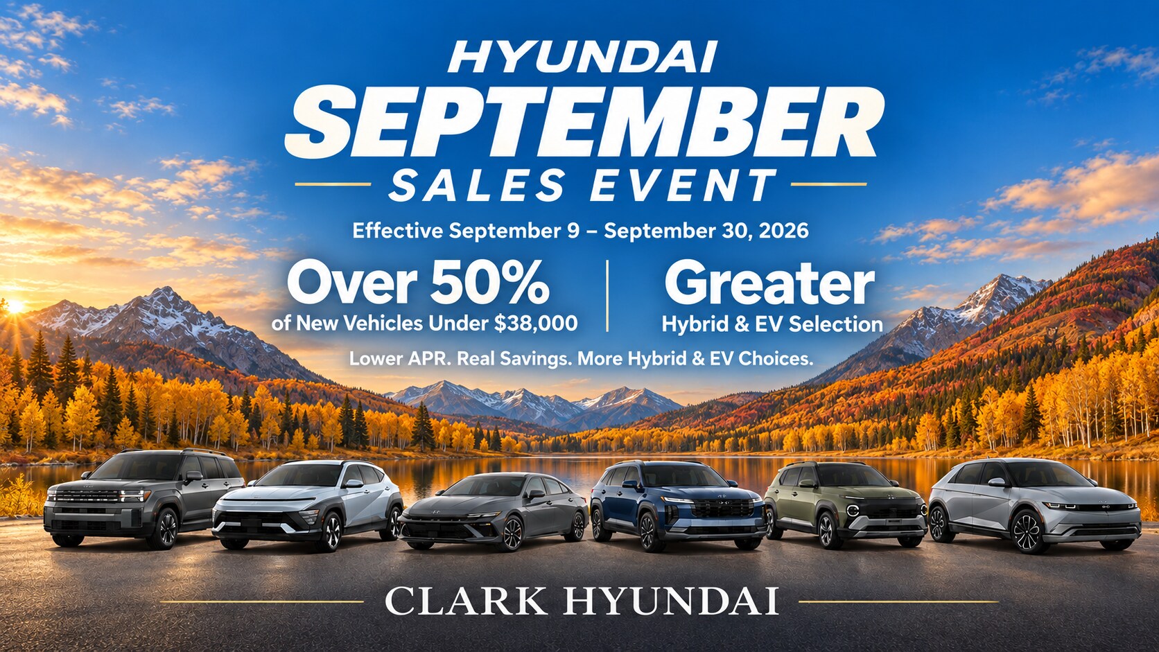 Hyundai September Sales Event at Clark Hyundai