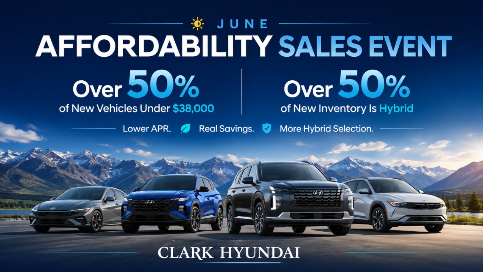 Affordability Sales Event Banner