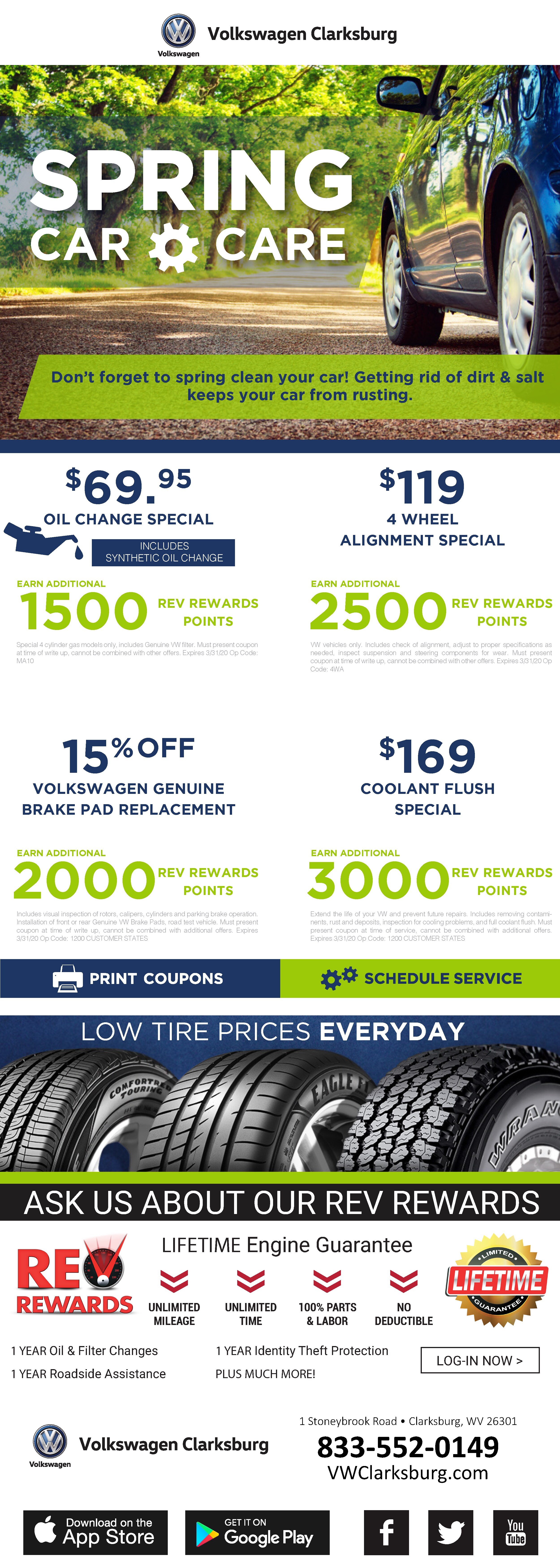 VW March Service Offers Email Blast SpringCarCare.png