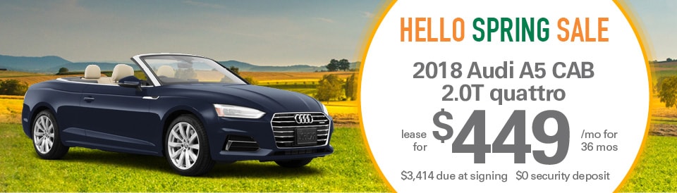 Audi A5 Cab lease deals image Audi A5 Cab lease deals image
