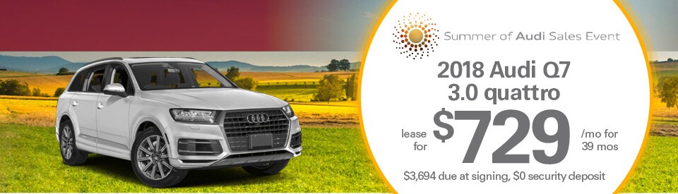Audi Q7 lease deals image Audi Q7 lease deals image