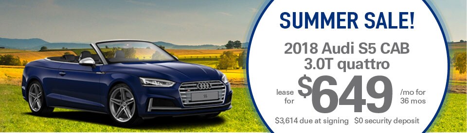 Audi S5 Cab lease deals image Audi S5 Cab lease deals image