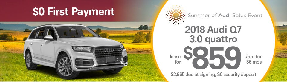 Audi Q7 lease deals image Audi Q7 lease deals image