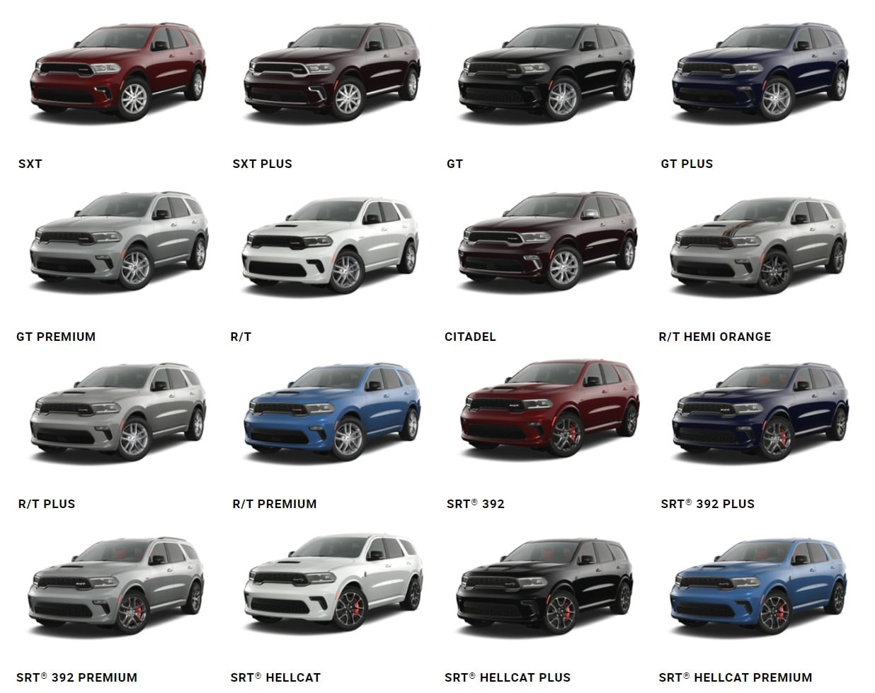 2023 Dodge Durango Dallas Fort Worth Arlington TX for Sale Trim Lines.jpg