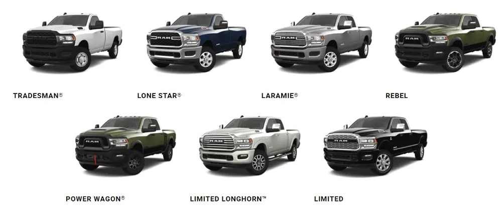 2023 Dodge Ram 2500 Dallas Fort Worth Arlington TX for Sale trim 2.jpg