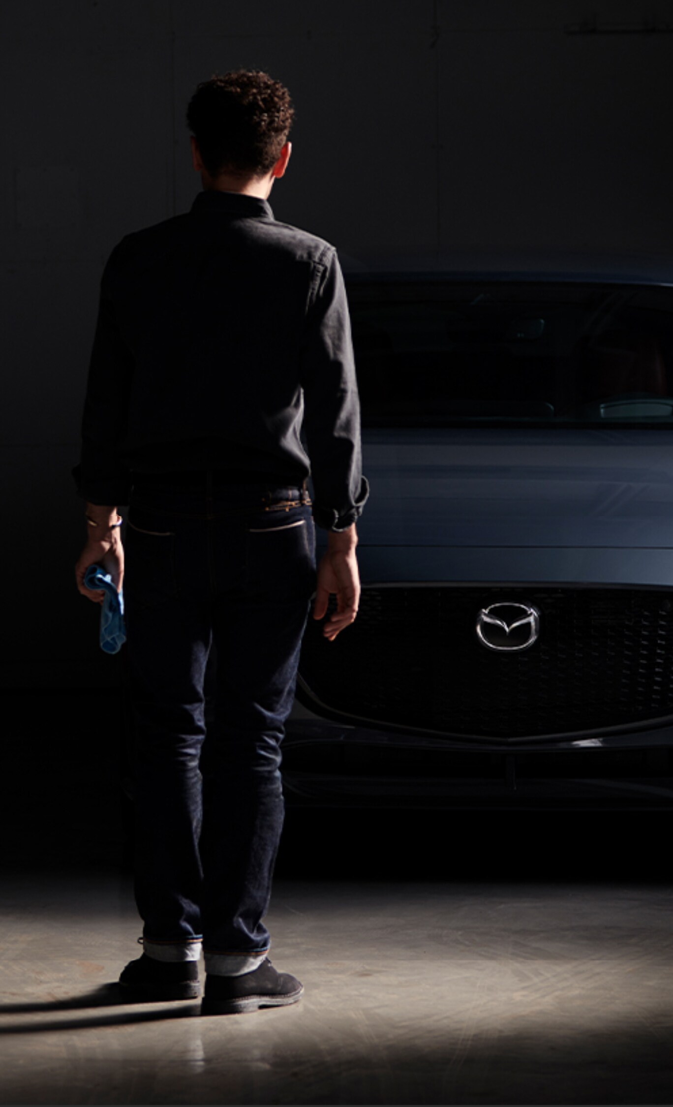Mazda3 2.5 Turbo Man Walking Toward Mazda3