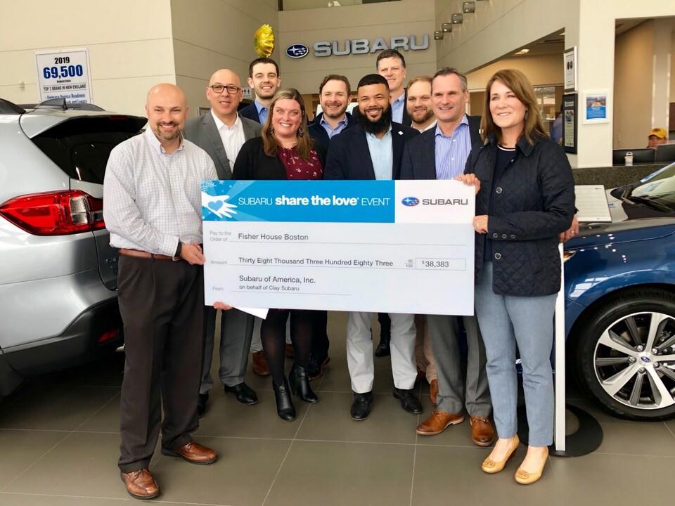 Subaru Share the Love Event Check Presentation