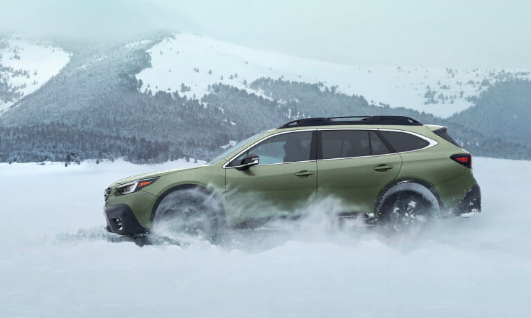 2022 Subaru Outback Exterior Driving In Snow