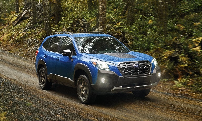 2022 Subaru Forester Exterior Wilderness Driving Woods