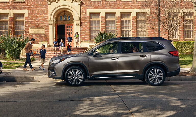 2022 Subaru Ascent Exterior Parked Outside A University