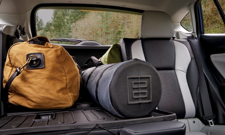 2021 Subaru Crosstrek Trunk Packed with Bags