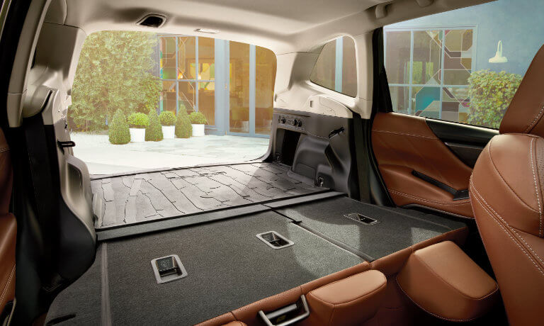 2021 Subaru Forester interior trunk with rear seats down