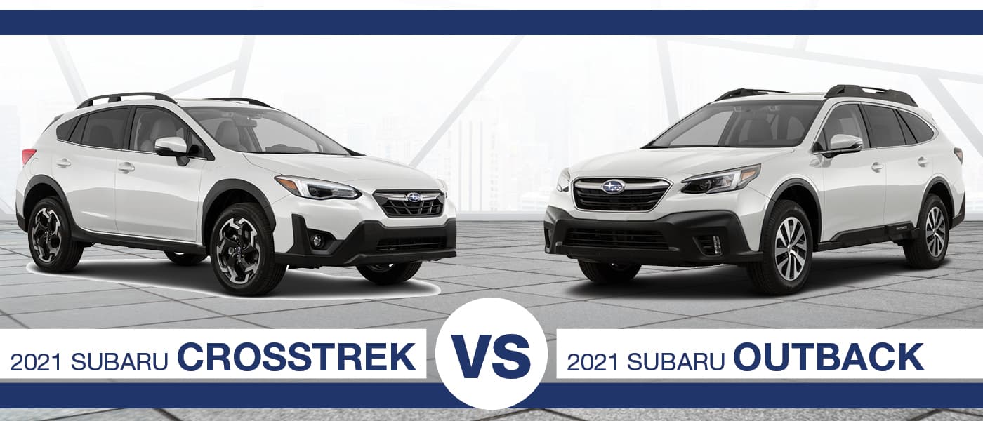 2021 Subaru Crosstrek vs. Outback