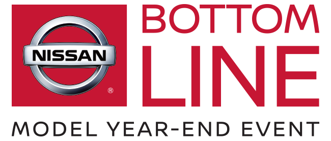 Nissan Bottom Line Model Year-End Event Logo