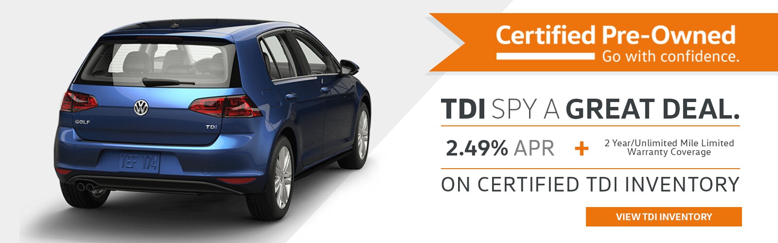 Coastal Volkswagen TDI Offer