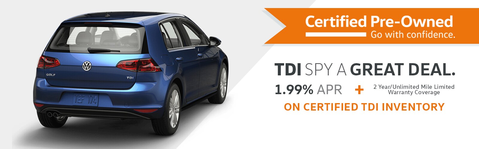 Certified Volkswagen TDI Special Inventory
