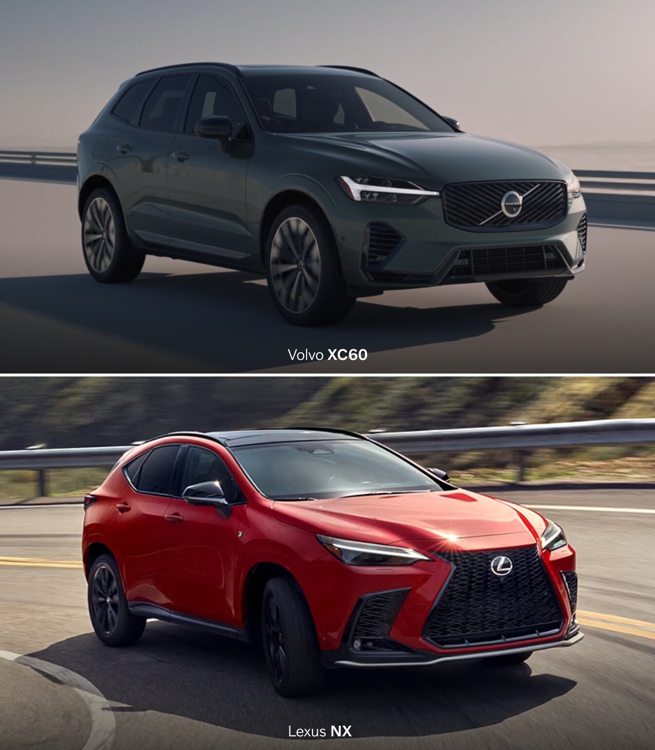 Volvo XC60 vs. Lexus NX Tech & Safety