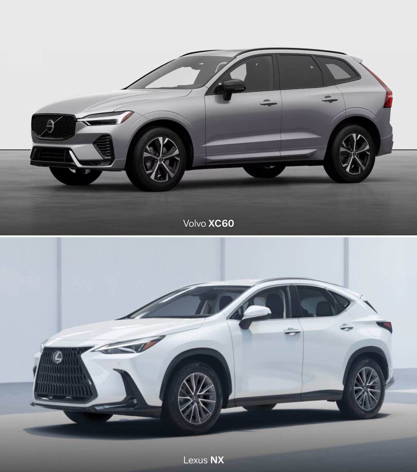 Volvo XC60 vs. Lexus NX Specs