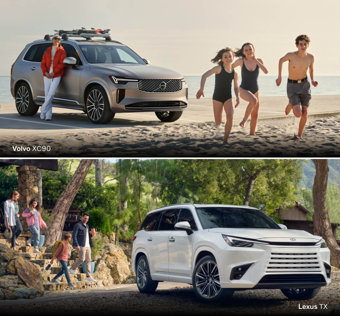 Volvo XC90 vs. Lexus TX Tech & Safety