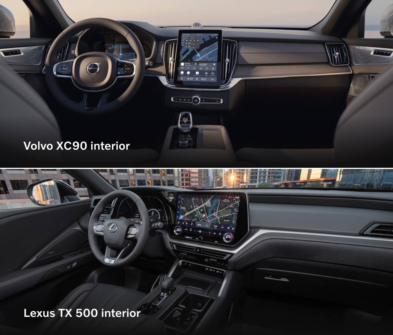 Volvo vs. Lexus Cabins