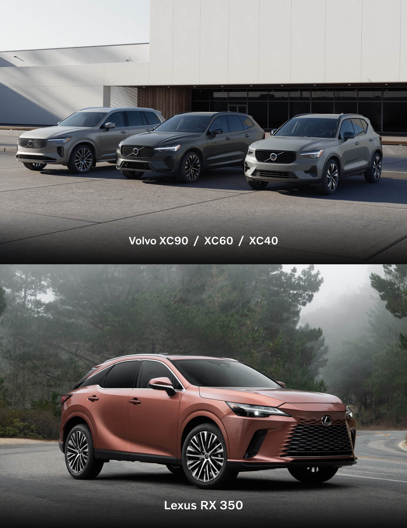 Volvo vs. Lexus Specs