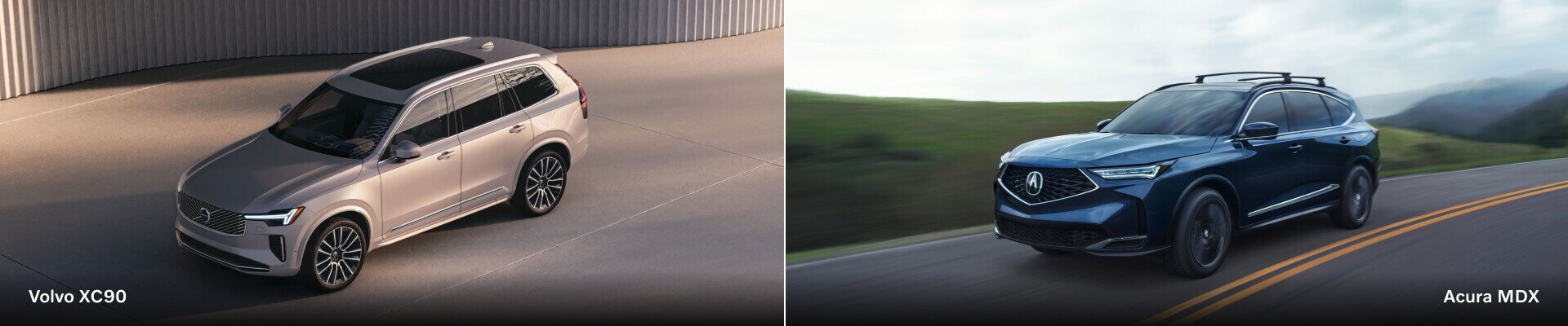 Comparing 2025 Volvo XC90 To 2025 Acura MDX: SUV Showdown
