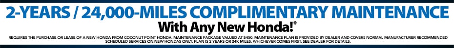Complimentary Maintenance
