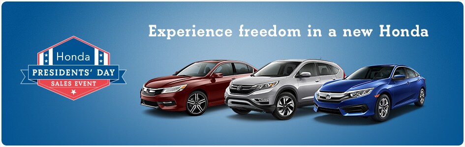 Honda Presidents' Day Sales Event Presidents' Day Deals