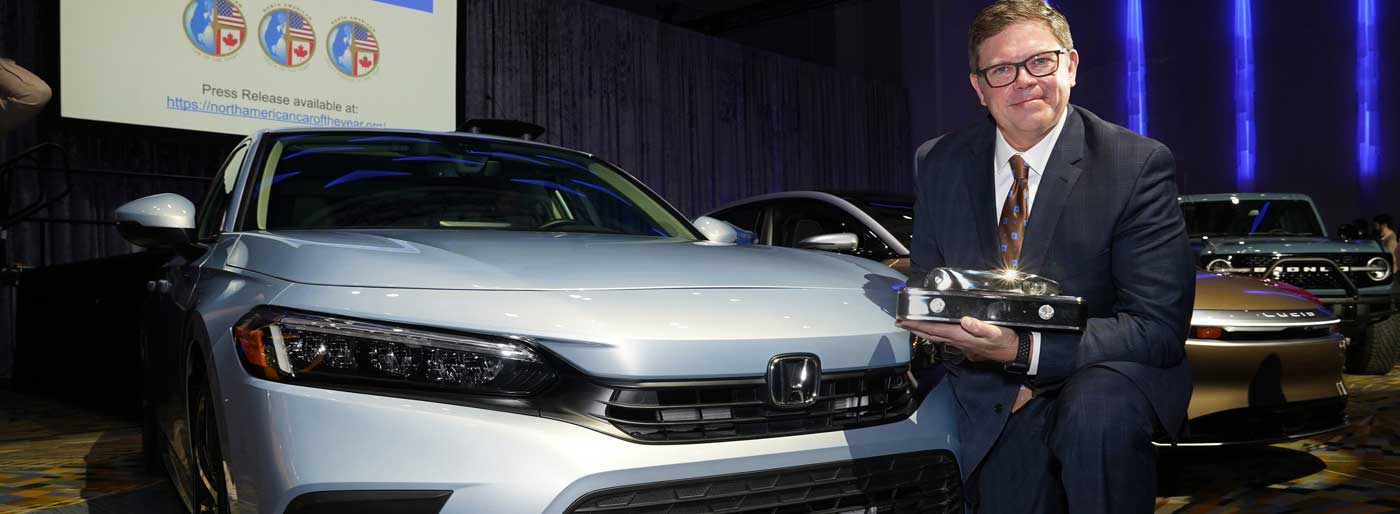 All-New Honda Civic Named 2022 North American Car of the Year